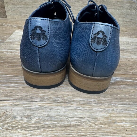 Marc Darcy Ryan Blue Leather Wingtip Brogue Shoes Men's Size 10 - Picture 3 of 7